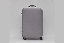 Среден сив калъф за куфар