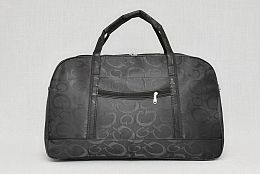 Текстилна пътна чанта в черно