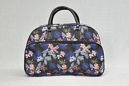 Пътна чанта с розово цветя