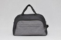 Текстилна пътна чанта в сиво