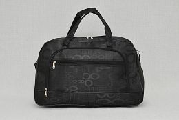 Пътна чанта от текстил в черно