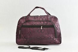 Пътна чанта от текстил в лилаво