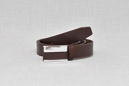 Кафяв колан от естествена кожа