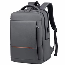 Мъжка елегантна раница в сиво