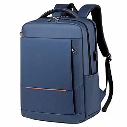 Мъжка елегантна раница в тъмносиньо