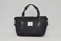 Сгъваема дамска чанта за ръчен багаж в черно