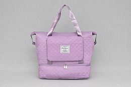 Дамска сгъваема пътна чанта в лилаво