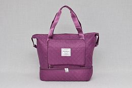 Дамска сгъваема пътна чанта в тъмно лилаво