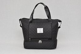 Дамска сгъваема пътна чанта в черно