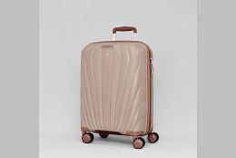 Светлокафяв полипропиленов куфар - 20