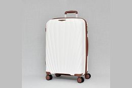 Бял полипропиленов куфар 24