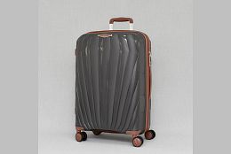 Тъмносив полипропиленов куфар - 24