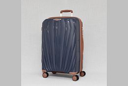 Тъмносин полипропиленов куфар - 24