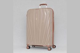 Светлокафяв полипропиленов куфар 28