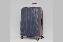 Тъмносин полипропиленов куфар - 28