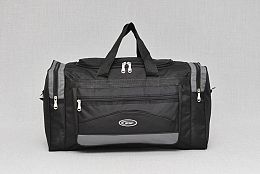 Черен сак със сиви ленти 60см