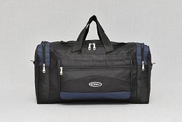 Черен сак със сини ленти 60см