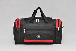 Черен сак с червени ленти 60см