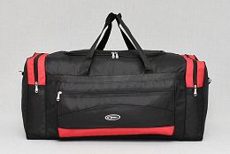 Черен сак с червени ленти 80см