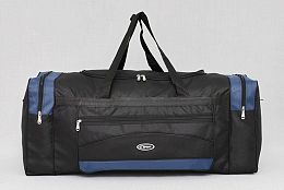 Черен сак със сини ленти 90см