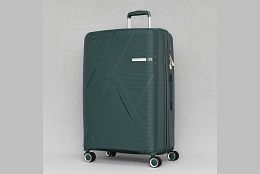 Голям полипропиленов куфар в зелено