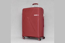 Голям полипропиленов куфар в червено