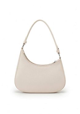 Елегантна дамска чанта в цвят крем