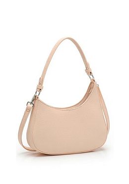 Елегантна дамска чанта в цвят пудра