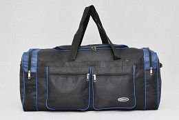 Черен сак с тъмно синьо с два лицеви джоба 80см