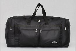 Черен сак с два лицеви джоба 90см