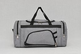 Текстилен сак в сиво 60 см