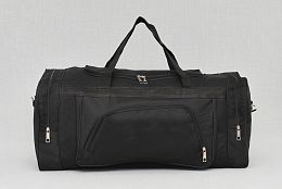 Текстилен сак в черно 70см