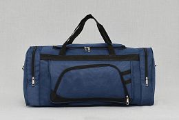 Текстилен сак в тъмно синьо 70см