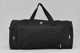 Текстилен сак в черно 80см