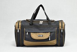 Сак в черно с кафяво 60см