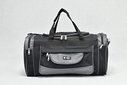 Сак в черно със сиво 60см