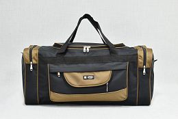 Сак в черно с кафяво 70см