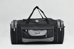 Сак в черно със сиво 70см