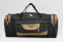 Сак в черно с кафяво 80см