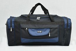 Сак в черно със синьо 80см