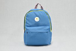 Синя текстилна раница