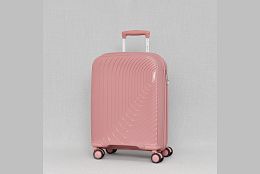 Малък куфар PP в розово