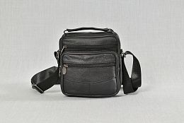 Всекидневна мъжка чанта от естествена кожа