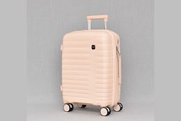 Малък куфар цвят крем