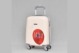 Куфар за ръчен багаж в цвят крем