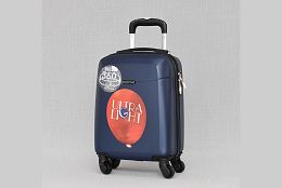 Куфар за ръчен багаж в тъмно синьо ABS