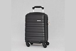 Стилен малък куфар ABS в черно