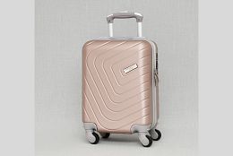 Малък куфар за ръчен багаж в розово