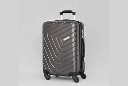 Малък ABS куфар в графит