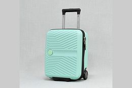 Куфар за ръчен багаж на две колела в зелено